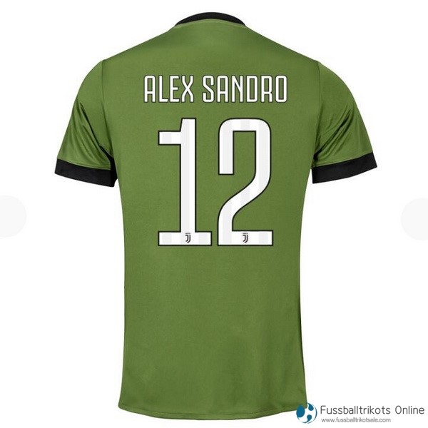 Juventus Trikot Ausweich Alex Sangro 2017-18 Fussballtrikots Günstig